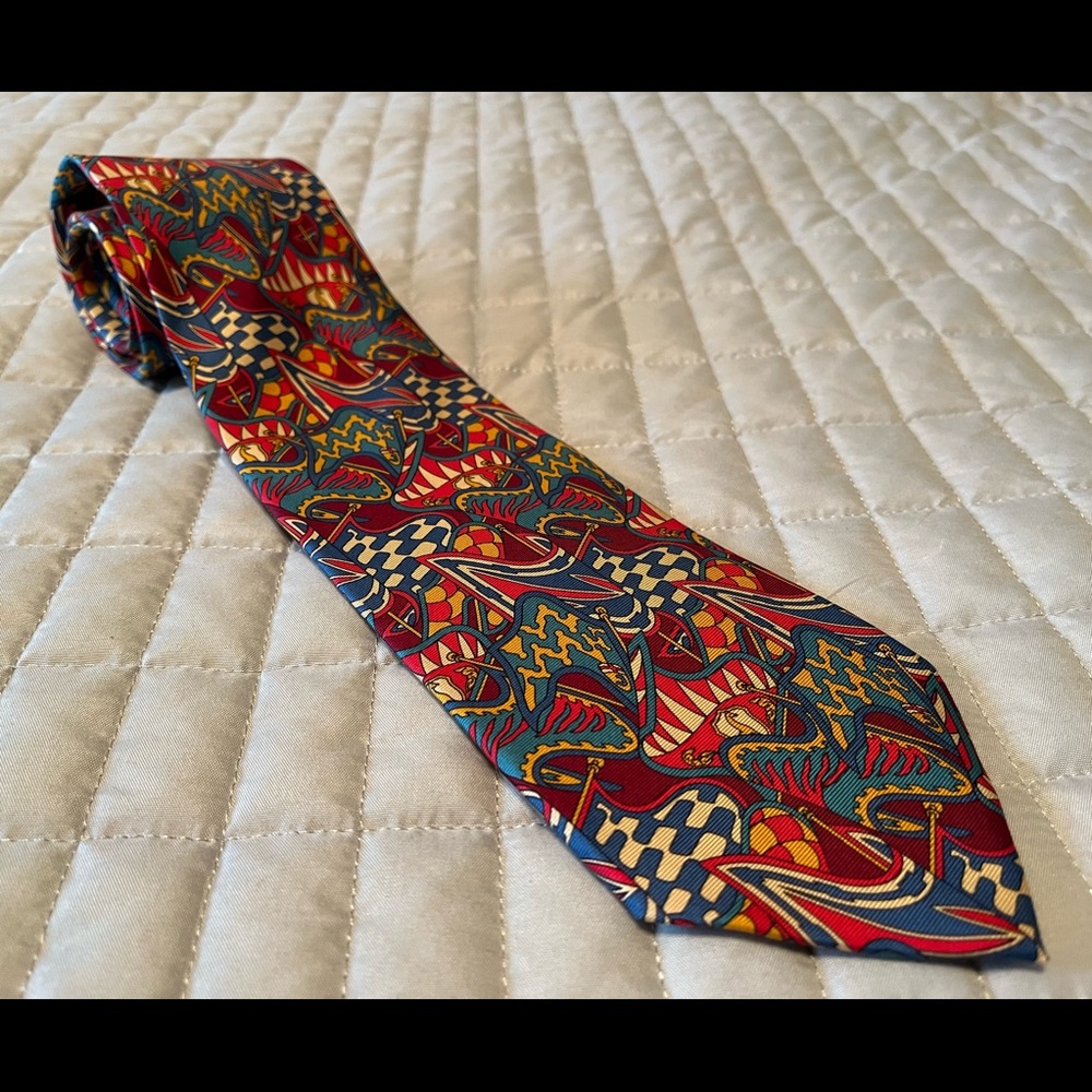 Gucci Vintage Silk Tie